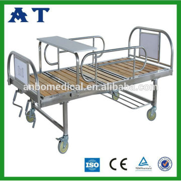 Bedhead marco de metal hospital barato barato camas redondas